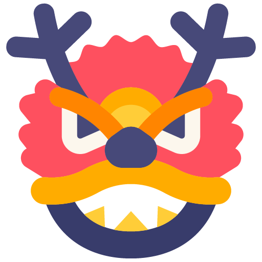 icono de dragón chino