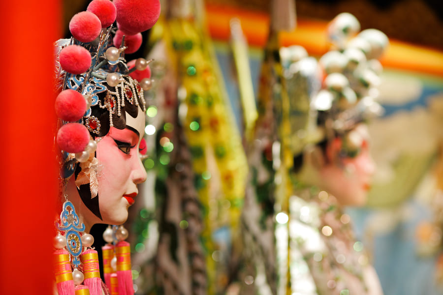 mujer china en teatro pekin